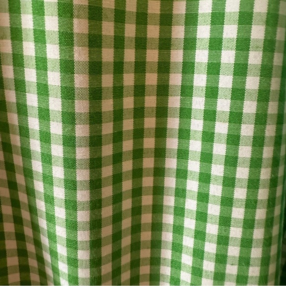 Bululu Green and Blue Gingham Dress - Picture 3 of 5